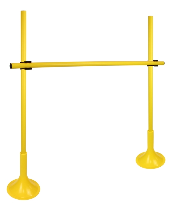 Stand hurdle set with pole 100 cm