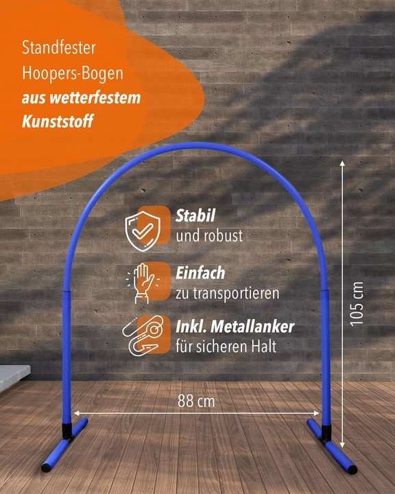 Hoops aus Kunststoff in 5 Farben