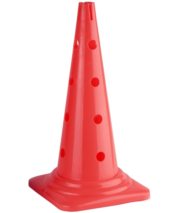 Cones made of sturdy plastic