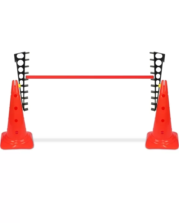 Ladder hurdle with 50 cone and 100 cm pole