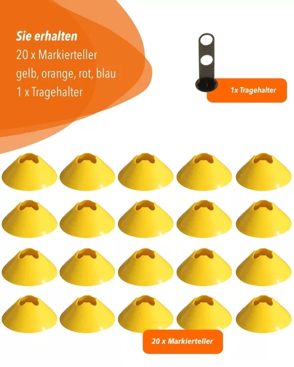 20 marking troughs with carrying holder