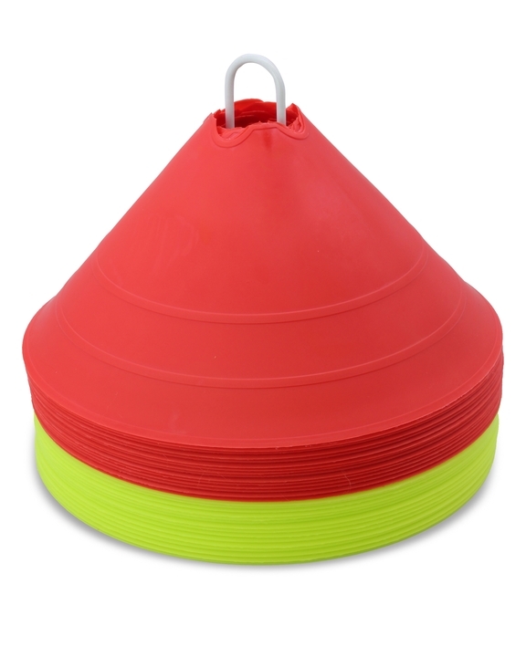 Maxi trough Hoods, 30 pieces in a set, yellow/red.