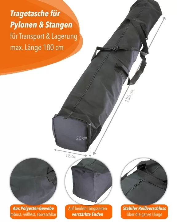 Tasche für Stangen bis 180 cm Länge (ohne Inhalt)