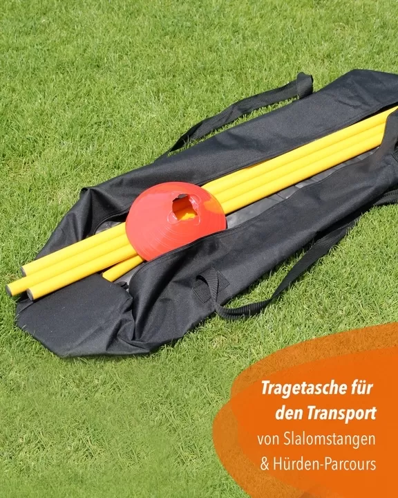 Tasche für 5 x Kegelhürde 30, schwarz