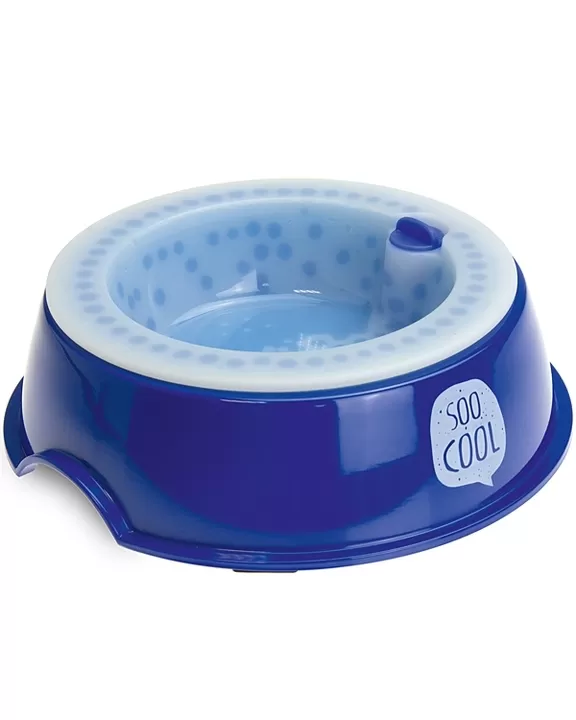 Plastic cooling bowl, blue