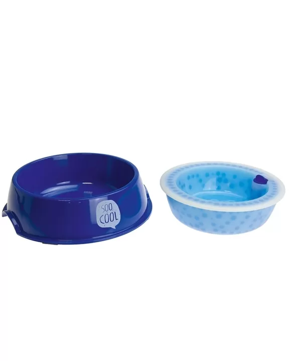 Plastic cooling bowl, blue