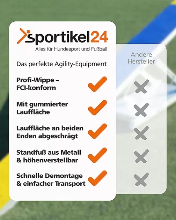 Wippe für Agilitytraining