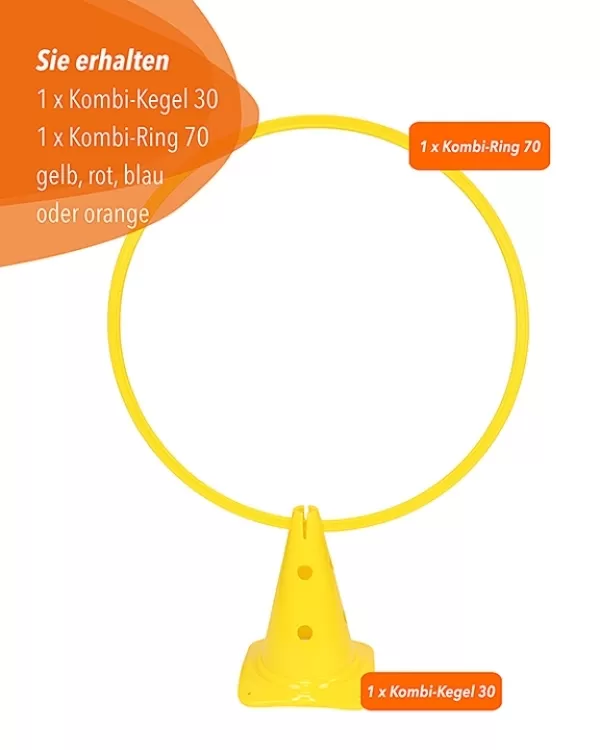 Kegel 30 cm mit Ring 70