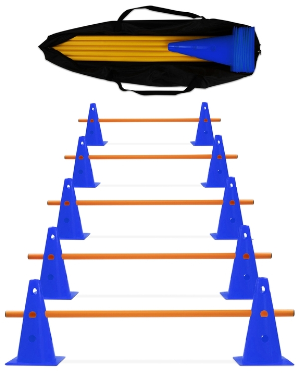 Hole marking cone hurdles, set of 5