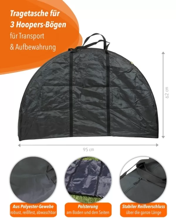 Tragetasche für 3 x Hoops, schwarz