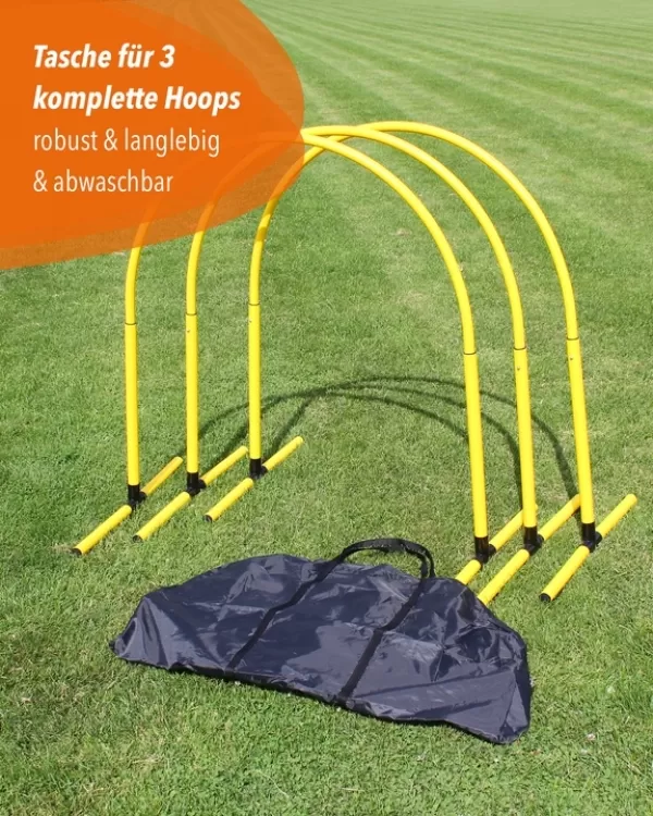 Tragetasche für 3 x Hoops, schwarz