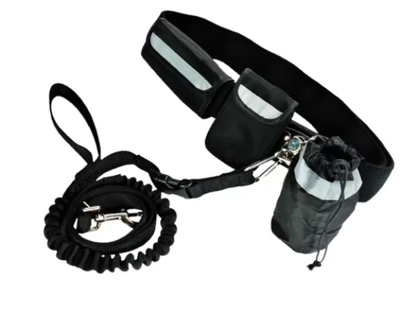 Hand-free dog leash